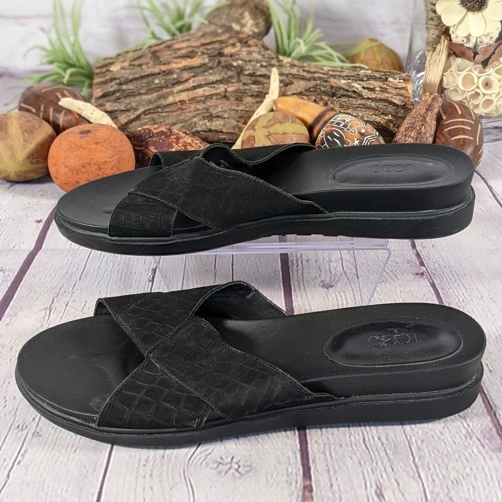 Logo by Lori Goldstein 'Jill' Leather Sandals - Picture 4 of 10